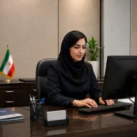 منشی دفتر بیمه ( خانم )