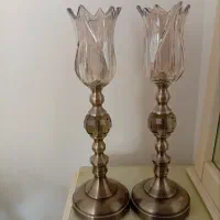 شمعدان برنزی لاله  نو