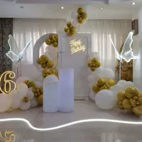 اجرای دکور های تولد و گل ارایی