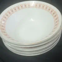 بشقاب چینی بسیار قدیمی وکاسه ماست چینی