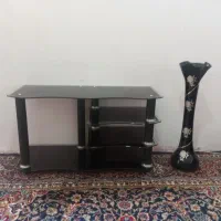 زیر تلویزیون و گلدان