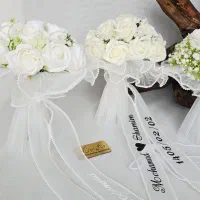دسته گل عروس رز دستهگل عروس کرم نباتی ارتزیا کد ۷|گل مصنوعی|مشهد, شهید مطهری|دیوار