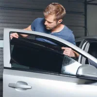 شیشه دودی سیار(نصب در محل)