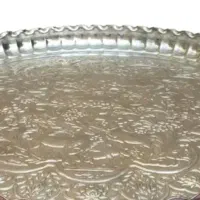 مجمع مسی قلمکاری شده لبه کنگره کلکسیونی نو