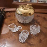 ظروف مجسمه کمیاب قدیمی انتیک عتیقه لانگ شامپ