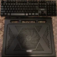 کیبورد RGB تسکو + فن گیمینگ