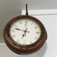 فروش ساعت دوطرفه طرح چوب درحدنو