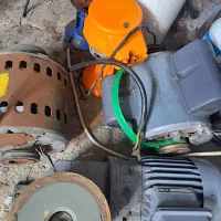 دینام کولر الکترو موتور به همراه گیربگس پمپ اب