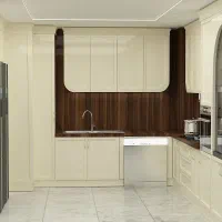 کابینت آشپزخانه/ام دی اف/ممبران/نئوکلاسیک/مدرن