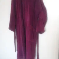 ۲باراستفاده ضخیم رنگ بنفش جیب دار