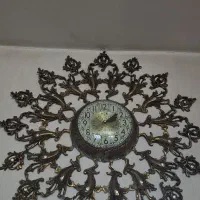 ساعت دیواری برنجی با برنزی