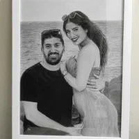 طراحی چهره سیاهقلم هدیه ای خاص برای مناسبت ها