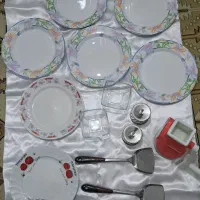بشقاب ، سبد ، رنده رومیزی، پرده