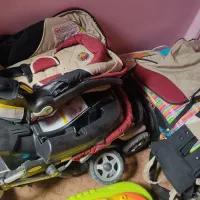 کالسکه و کریر و تخت پارک کودک کاملا نو