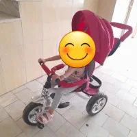 سه چرخه بچه‌گانه کار شده
