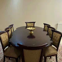 میز نهارخوری ۸نفره چوب گردو اعلا