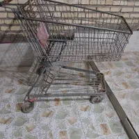 گاری  چهار چرخی فروشگاهی