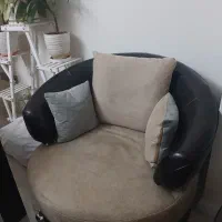 سرویس کامل مبلمان راحتی در حد نو