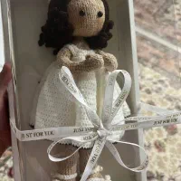 عروسک فرشته متحرک و دستبافت