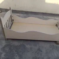 تختخواب تک نفره تمام MDF به همراه تشک