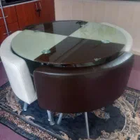 میز ناهار خوری چرم