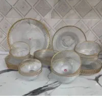 سرویس چینی شش نفره باطرح زیبا به فروش میرسد