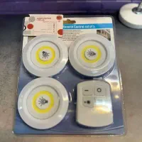 چراغ کابینتی ریموت دار ۳ تایی