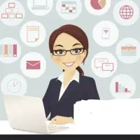 به یک همکار خانم یا آقا
