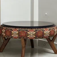 میز سنتی جلو مبلی ابعاد ۸۰در ۸۰ کار دست