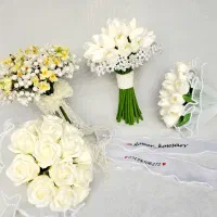 دسته گل عروس ارکیده|گل مصنوعی|مشهد, شهید مطهری|دیوار