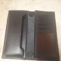 کیف چرم مشکی مردانه
