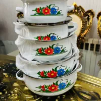 سرویس ۱۰ پارچه قابلمه لعابی