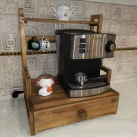 استند چوبی پاسماوری دوطبقه واسپرسو