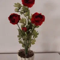 گلدان گل مصنوعی