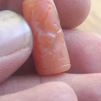 مهره لول عقیق نشان کهنه