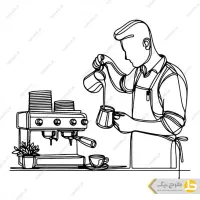 باریستا کار نیمه حرفه‌ای