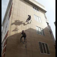 پیچ  رولپلاک کاردر ارتفاع باطناب  بدون داربست راپل