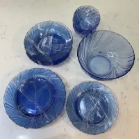 سرویس ۶ نفره دورالکس فرانسوی آبی