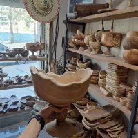 میوه خوری چوبی روستیک