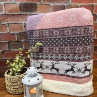 پتوی کریسمسی وگوزنی MAY Home