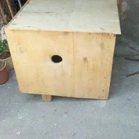 قفس چوبی و حمل وسایل بادوام مرغ خروس