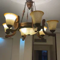 لوستر چوبی