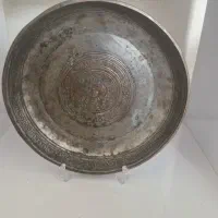 سینی کلکسیونی عتیقه و سینی بزرگ مسی