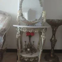 اینه شمعدان برنز