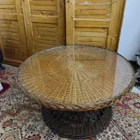 میز حصیری ۶ نفره
