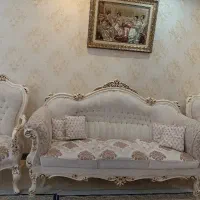 مبل استیل چوب راش ۹ نفره