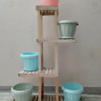 پایه گل به همراه چهارعددگلدان