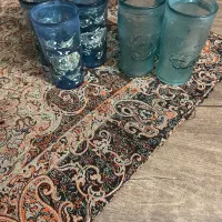 لیوان شیشه ای قدیمی