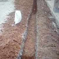 حفاری جای اب و غیره...