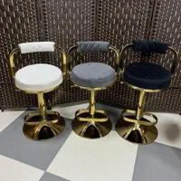 صندلی اپن کانتر جکدار (مدل زیمر حلقه دار وپشت دار(